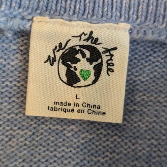 Free PeopleViola Knit Periwinkle Mini Skirt NWT - Picture 8 of 9